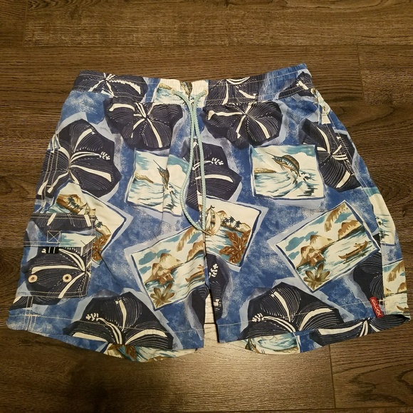 Lot of 2 Tommy Bahama swim trunks size Large 34 - Picture 2 of 8
